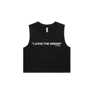 Living The Dream Women's Crop Tank Thumbnail
