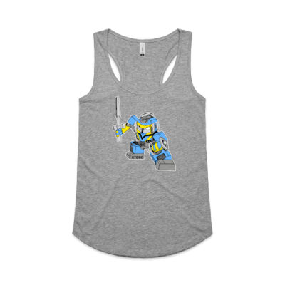 Gym Mascot Women's Racerback Singlet Thumbnail