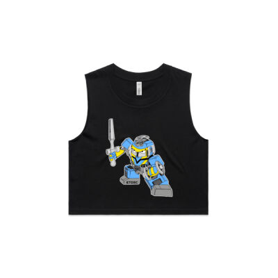 Gym Mascot Women's Crop Tank Thumbnail