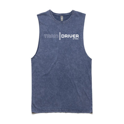 Train Driver Stone Wash Tank Thumbnail