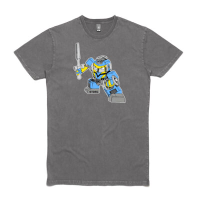 Gym Mascot Stone Wash Tee Thumbnail