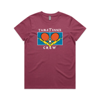 Table Tennis Crew Women's Tee Thumbnail